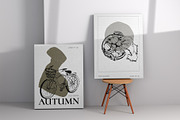 COZY AUTUMN modern posters set, a Seasonal Illustration by Yuliia Lashevska (Thumbnail 11 of 11)