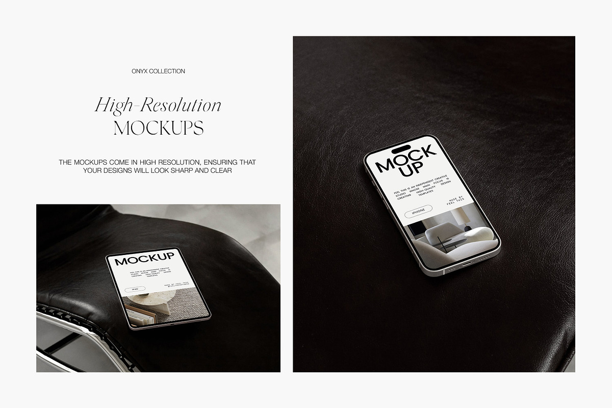 Apple Mockups | MacBook iPhone iPad, an iPhone Mockup by Feel This (Photo 6 of 10)