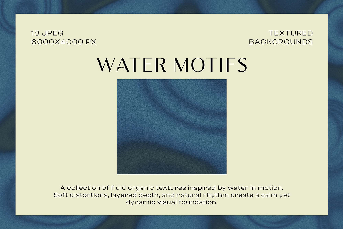 Water motifs - abstract backgrounds, a Background Graphic by DigARTbyHavroshka (Photo 2 of 13)