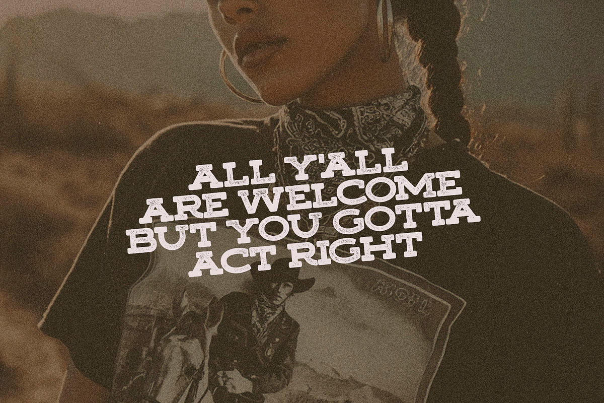 Carolina Cowgirl Slab, a Font by Callie Rian & Co. (Photo 13 of 13)