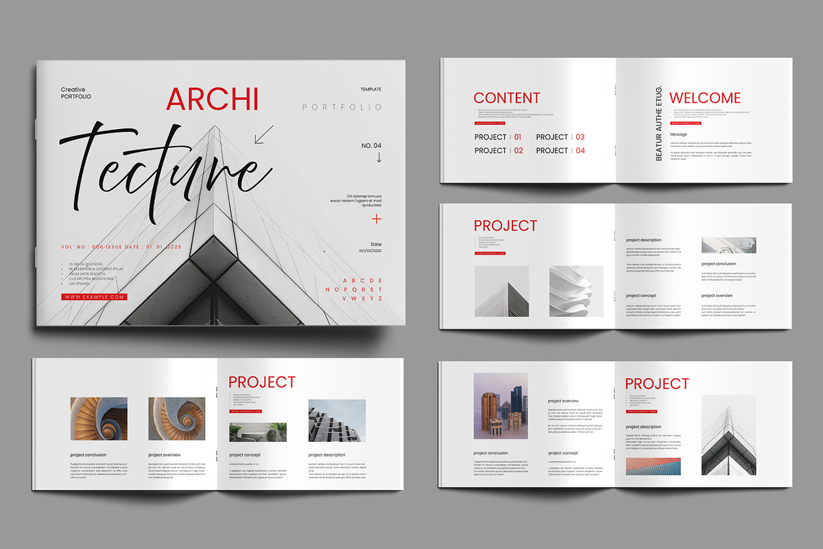 Architecture Portfolio Brochure, a Brochure Template by MightyDesign (Photo 2 of 8)
