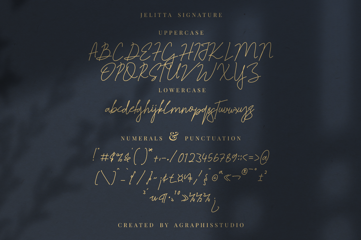 Jelitta Signature Business Font, a Script Font by KennedyStudio (Photo 8 of 10)