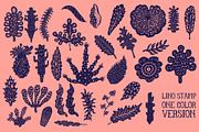 Psychedelia - Leaves and Plants, a Decorative Illustration by Guerillacraft (Thumbnail 3 of 4)