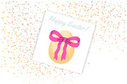 Easter eggs tied with bows, a Seasonal Illustration by Torontotokio (Thumbnail 3 of 3)