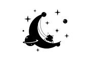 Decorative Lunar Phase Design, a Graphic by BIPLOB EXPERT (Thumbnail 7 of 13)