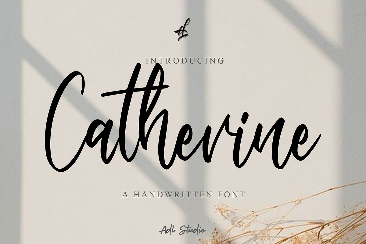 Catherine, a Script Font by Adl Studio (Photo 1 of 5)