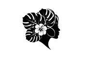 Floral Woman Face Silhouette Bundle, an Illustration by jahid234 (Thumbnail 25 of 31)