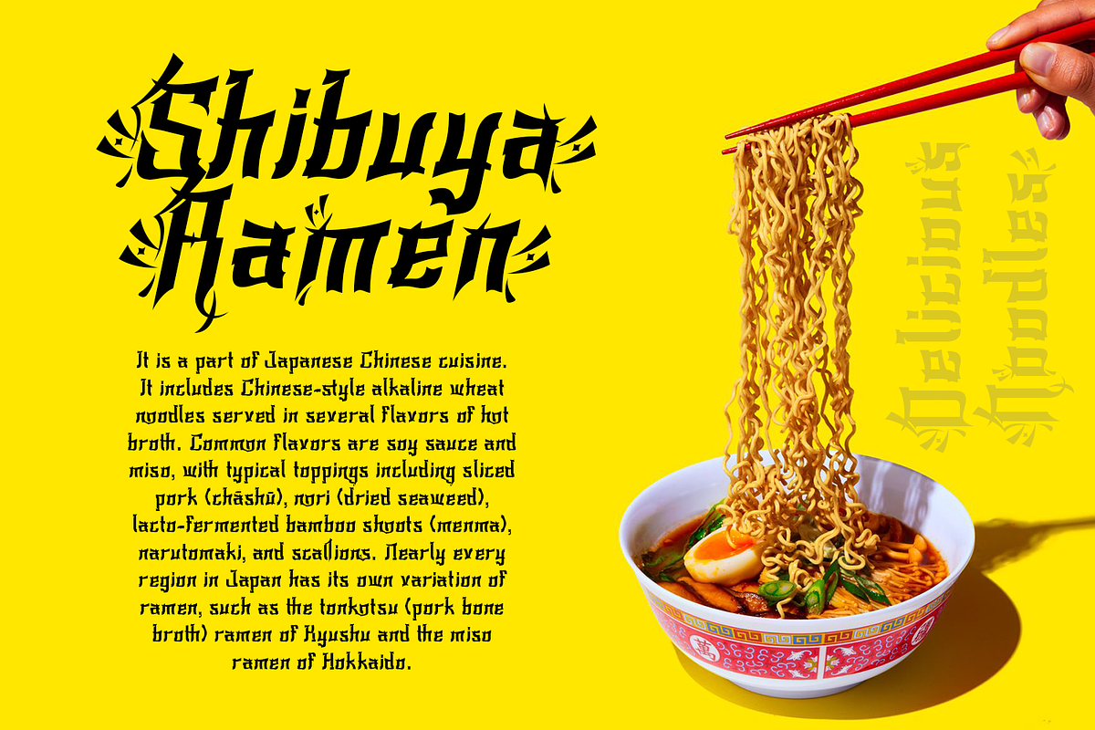 Kiyomori - Japanese Font, a Font by madeDeduk (Photo 6 of 8)