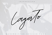 Lagerto | Sale 90% OFF, a Script Font by Katie Holland (Thumbnail 1 of 8)