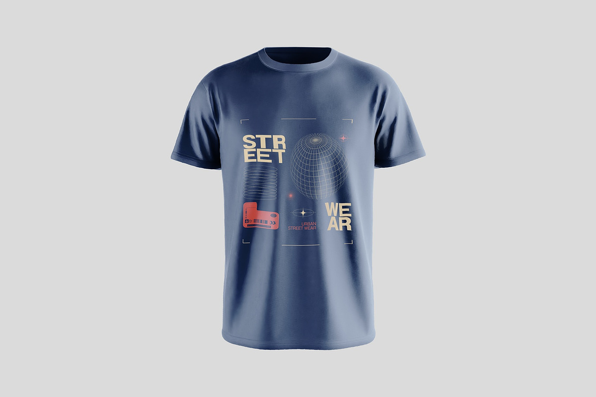 Realistic T-shirt Mockup, a Product Mockup by Sweetdady (Photo 4 of 4)