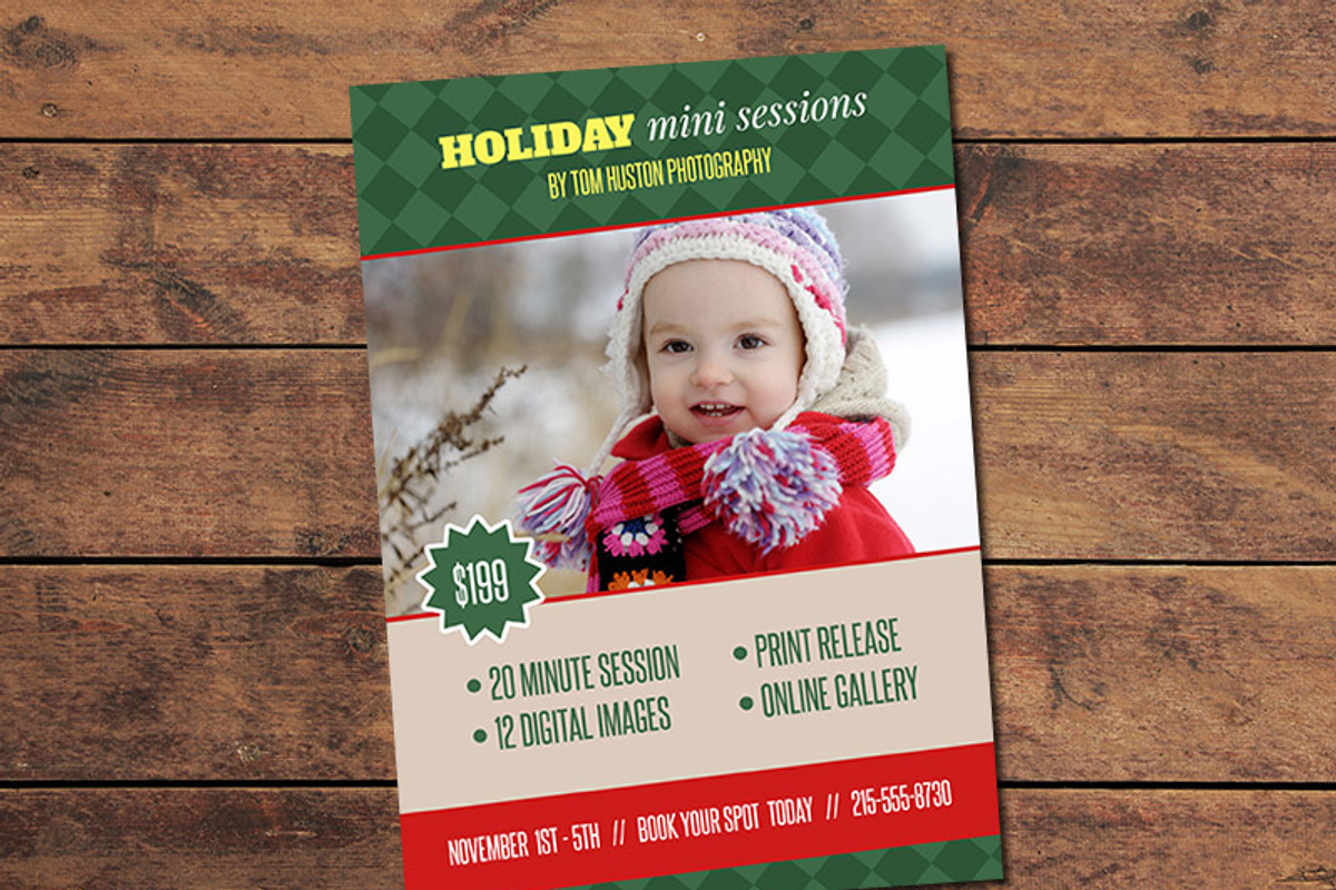 Holiday Mini Session Card