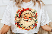 Retro Winking Santa Claus Christmas, a Seasonal Illustration by Canvas Craft (Thumbnail 3 of 6)