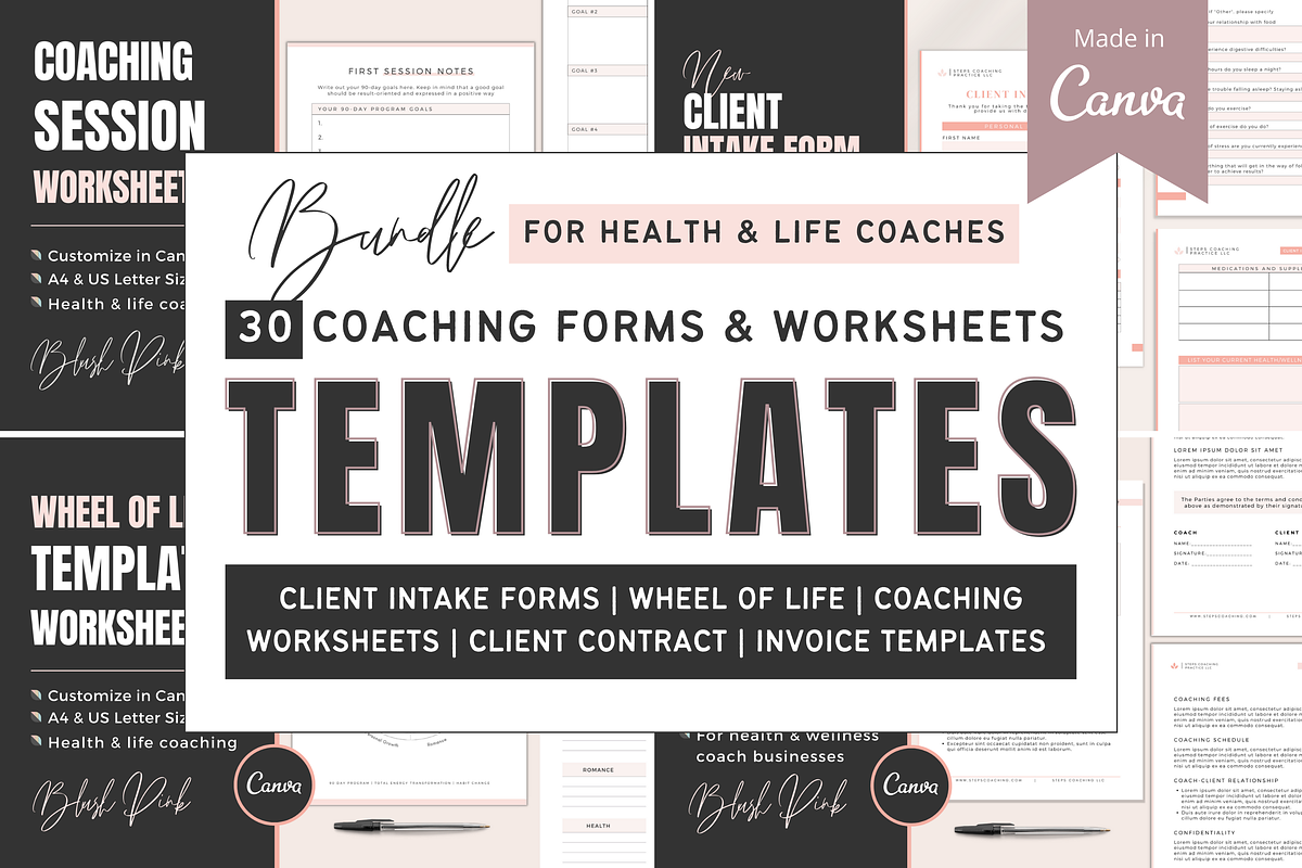 Coaching Business Templates - Canva, a Social Media Template by Designs by Darowan (Photo 5 of 10)