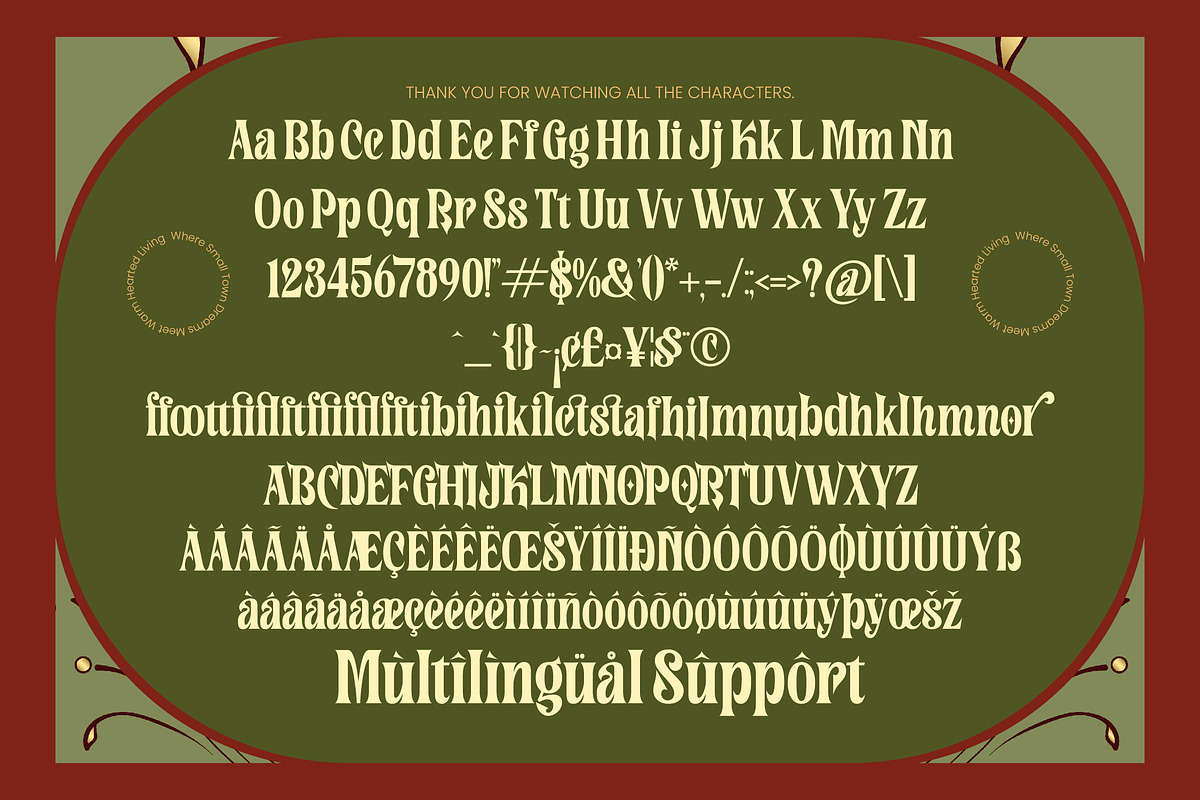 Cahileros Retro Bold Serif Font, a Serif Font by timelesstype.co (Photo 19 of 20)