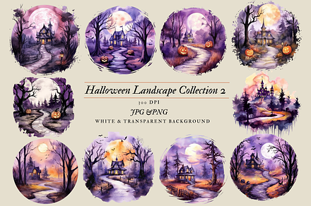 Halloween Landscape Collection 2