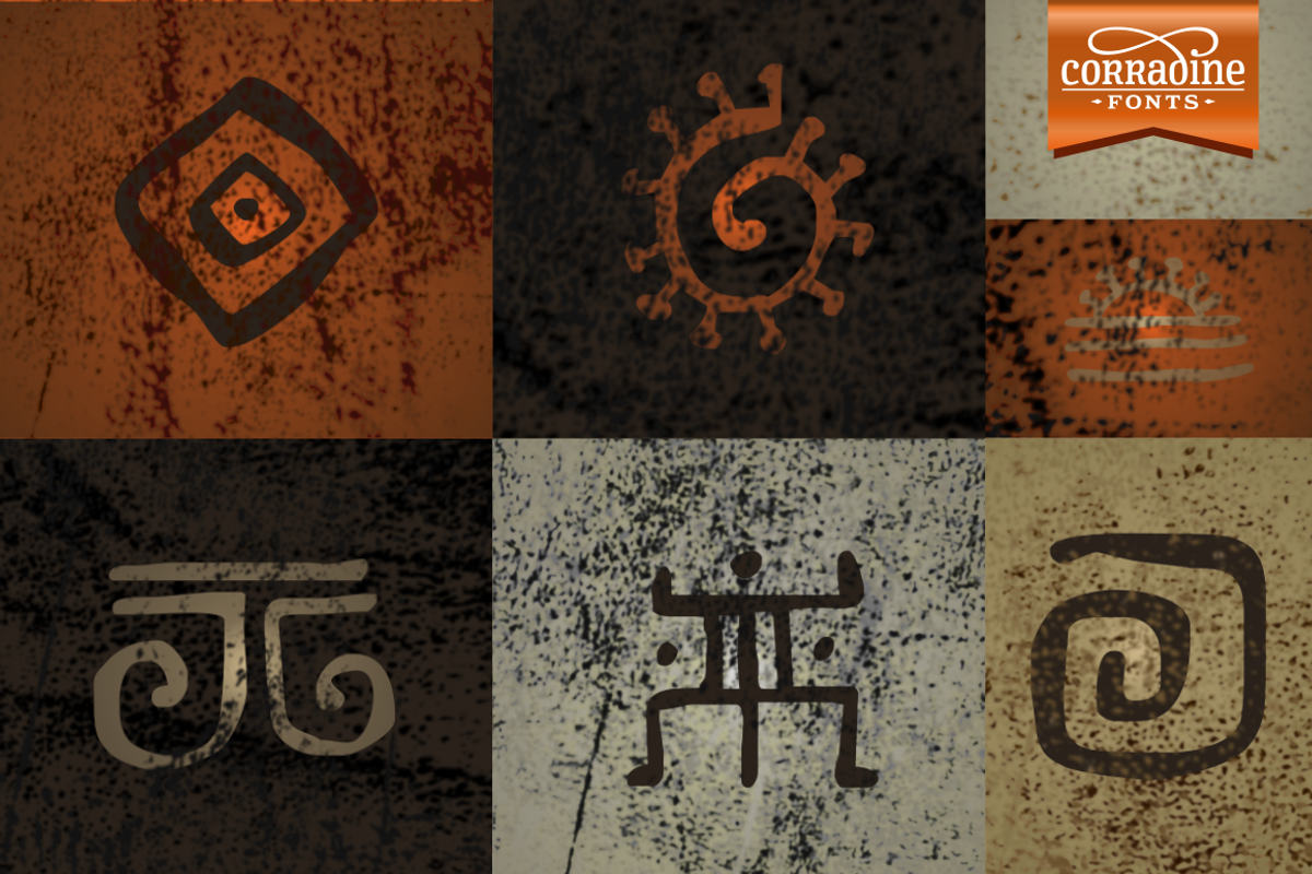 Caveman Dingbats preview 3