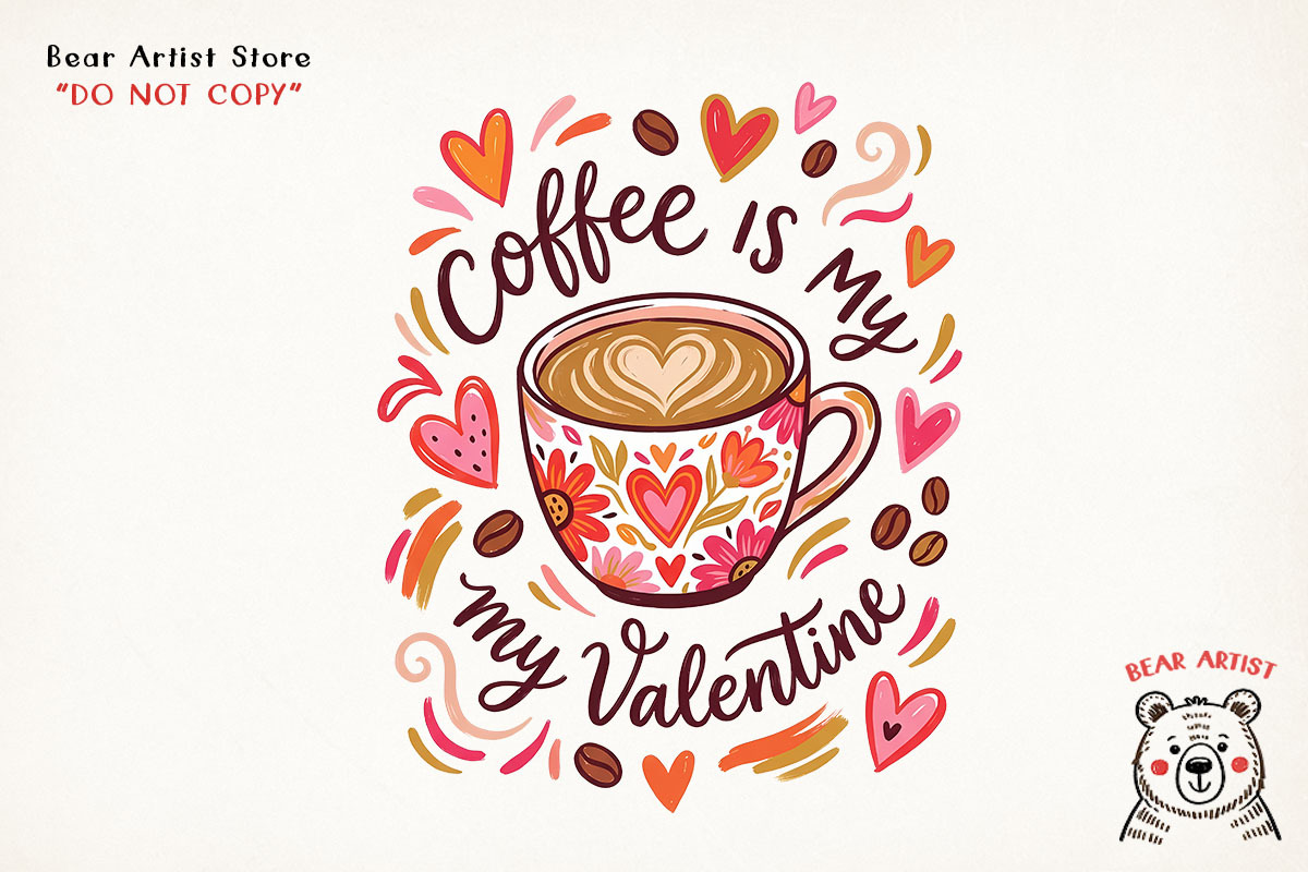 Valentine’s Coffee Sublimation, an Object Graphic by GlitterCraft (Photo 12 of 41)