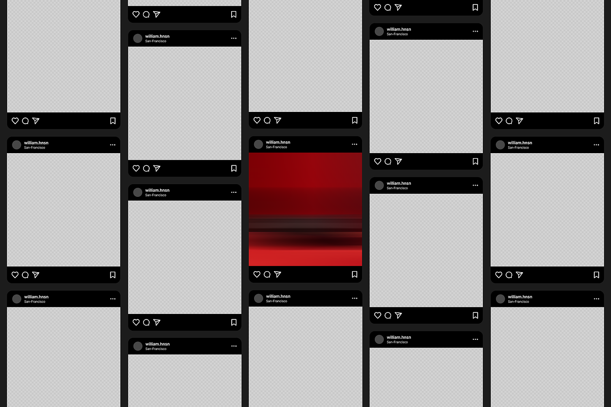 Instagram Frame Mockup Kit 2024, a Social Media Template by William Hansen (Photo 4 of 7)