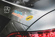 Car Stickers Creation Mockups, a Mockup by Luuqas Design (Thumbnail 2 of 7)