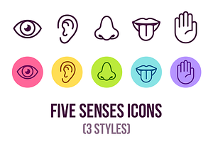 Five Senses Icons