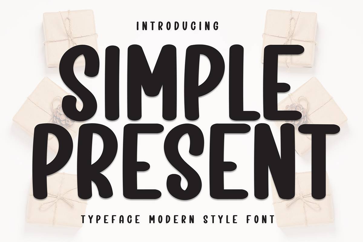 Simple Present | Script Font, a Script Font by Scratchones (Photo 1 of 8)