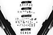 Trasy Brush Grunge Brush Typeface, a Handwritten Font by mesuka (Thumbnail 6 of 7)