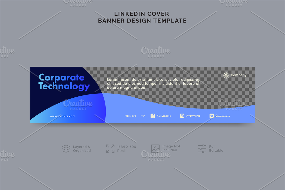 6 Technology Linkedin Banner