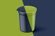 Yogurt Cup Mockup Set | Packaging, a Cups & Container Mockup by Deeplab (Thumbnail 5 of 19)