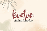 Boston Bruins Font duo, a Script Font by Besttypeco (Thumbnail 1 of 6)