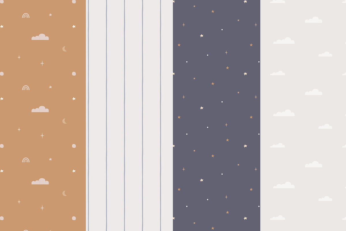 Leo Seamless Pattern, a Pattern Graphic by Emilie Cliche (Photo 7 of 9)
