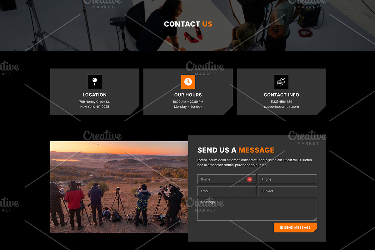 Stock Photo & Photography Elementor, a WordPress Template by HasnainDEV (Photo 6 of 6)