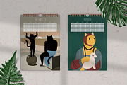 Cats Gallery Collection, an Animal Illustration by helenreveur (Thumbnail 5 of 10)