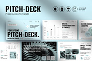 Minimal Pitch-Deck Presentation, a Presentation Template by Slide-Agency (Thumbnail 1 of 9)