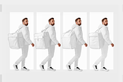 Delivery guy with bag mockup, an Advertising Mockup by BlackMockup (Thumbnail 2 of 10)
