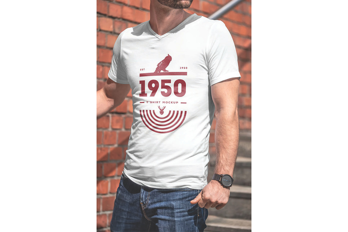 T-Shirt Mockup, a Shirt Mockup by DesignRushMarket (Photo 11 of 11)