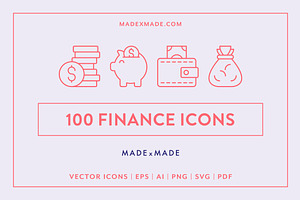 Finance Line Icons