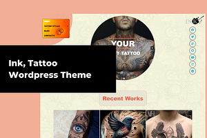 Ink - Tattoo Salon WordPress Theme