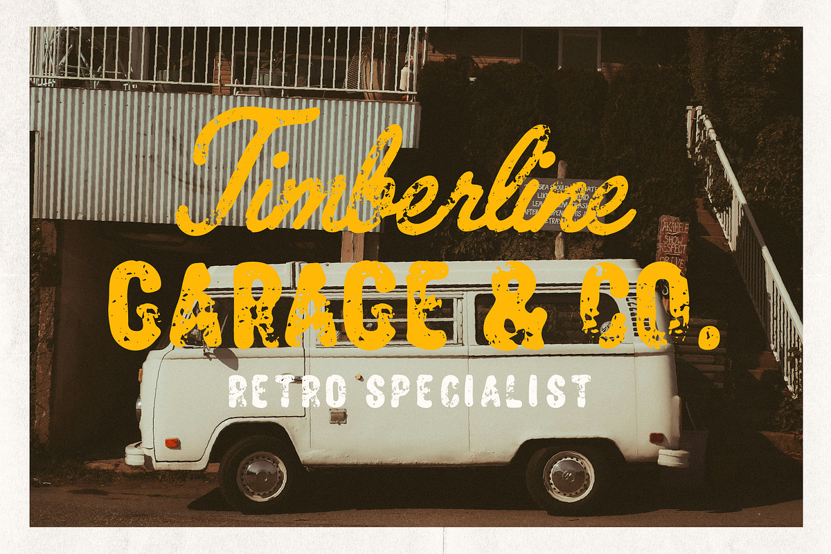 Roadscript – Retro Font Duo, a Script Font by Edignwn Type (Photo 2 of 14)