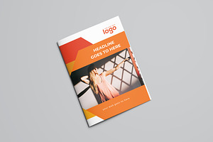 Orange Bifold Brochure, a Brochure Template by ZAAS