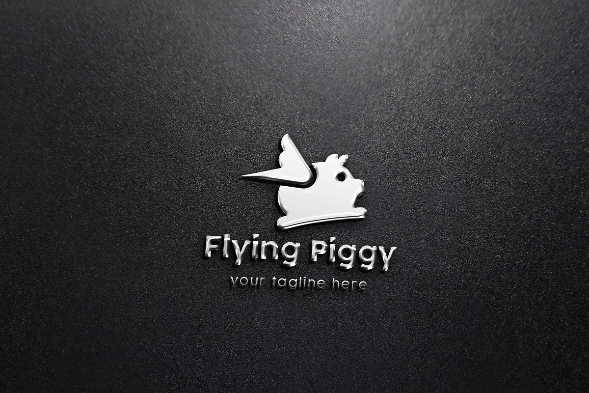 Flying Piggy Logo, a Branding & Logo Template by GladicMonster (Photo 5 of 13)
