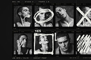 Grunge Contact Sheet Photo Effect, a Social Media Template by DesignerCandies (Thumbnail 2 of 3)