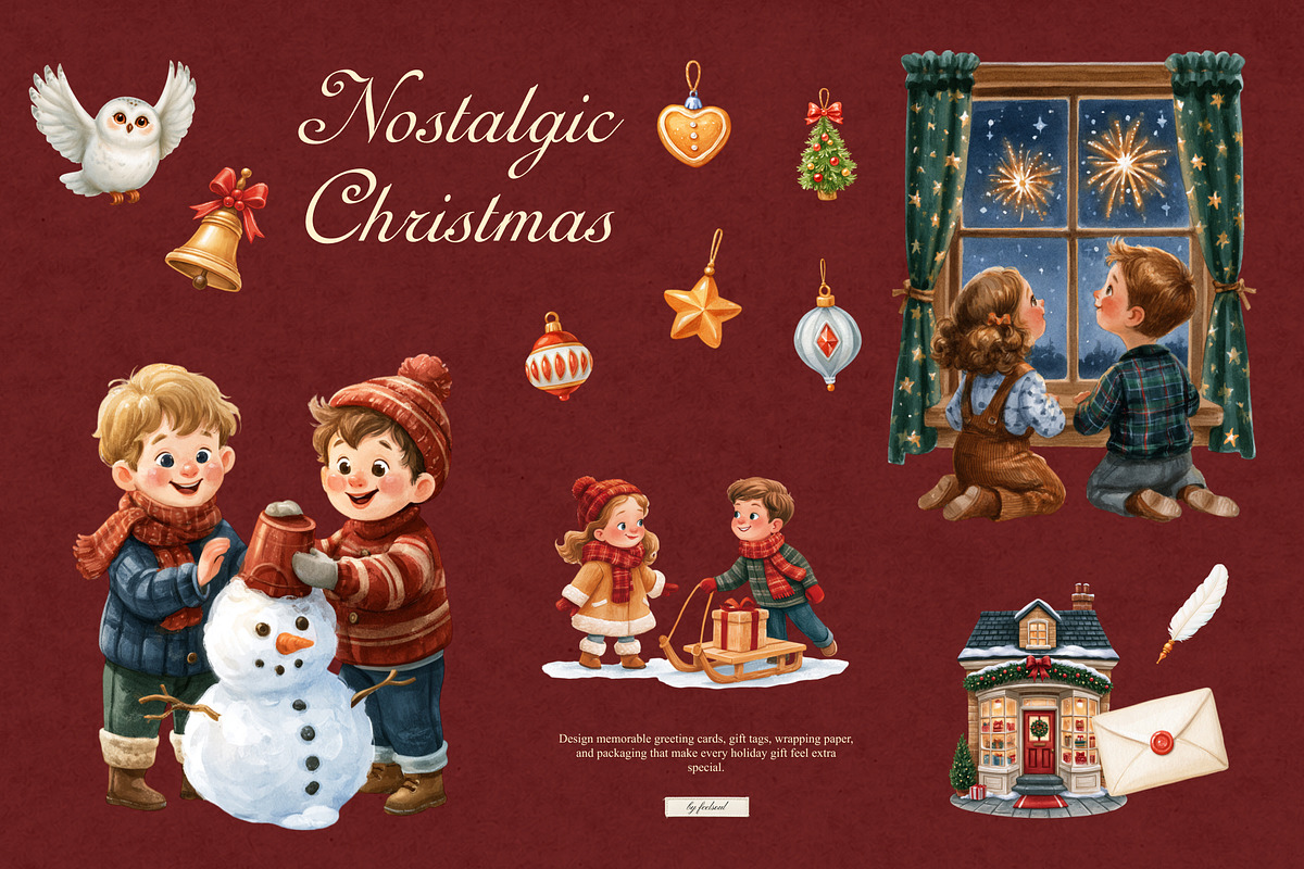 Christmas Fairy Tales Illustrations, a Seasonal Illustration by Feelsoul (Photo 4 of 11)