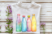 Watercolor Housekeeping Clipart, an Illustration by Rose Art (Thumbnail 4 of 7)