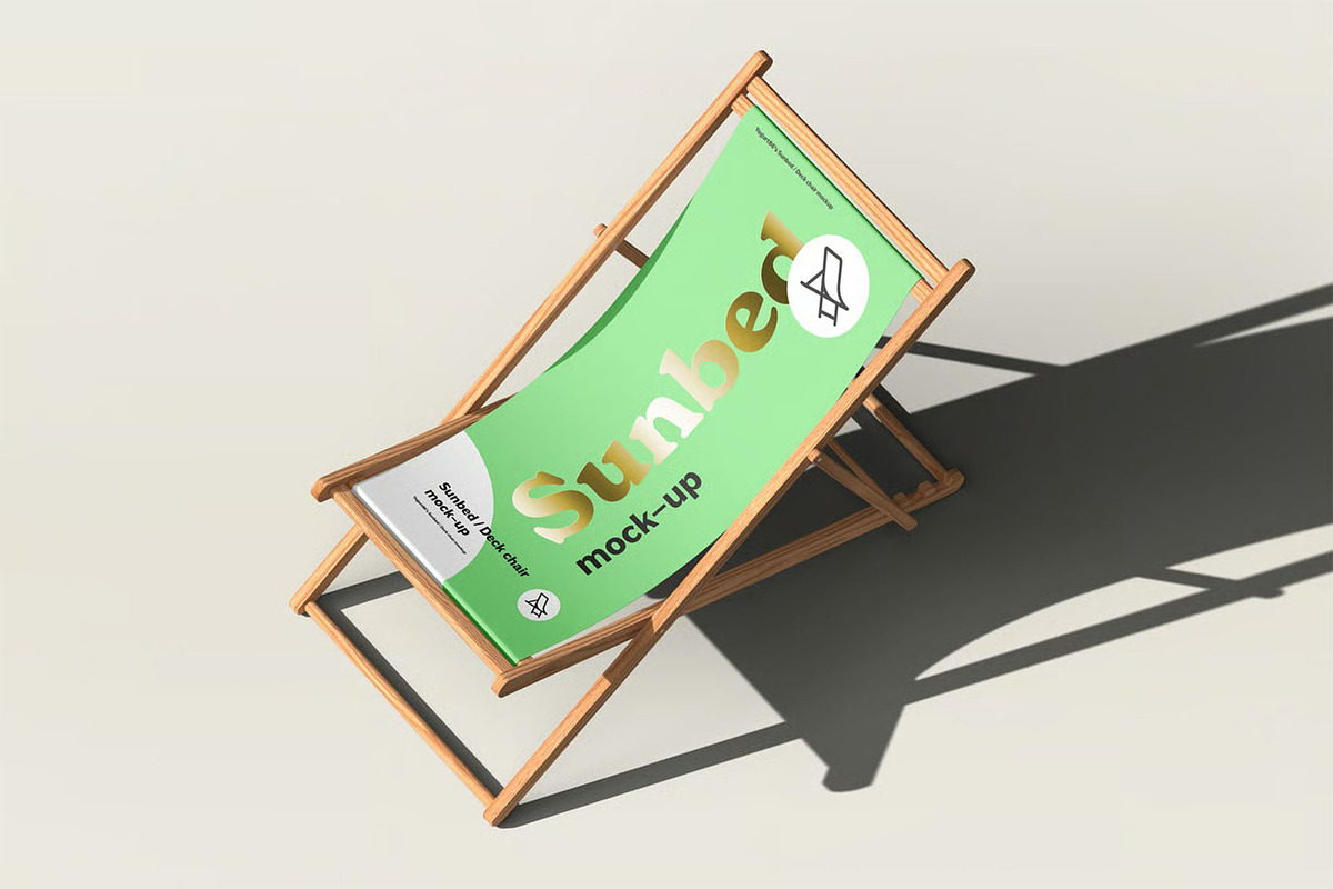 Sunbed Mock-up, a Product Mockup by zippypixelstudio (Photo 8 of 8)