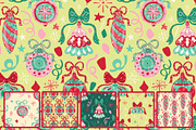 Christmas ornaments confetti pattern, a Pattern Graphic by Carpet Tapete Pretzel (Thumbnail 3 of 11)
