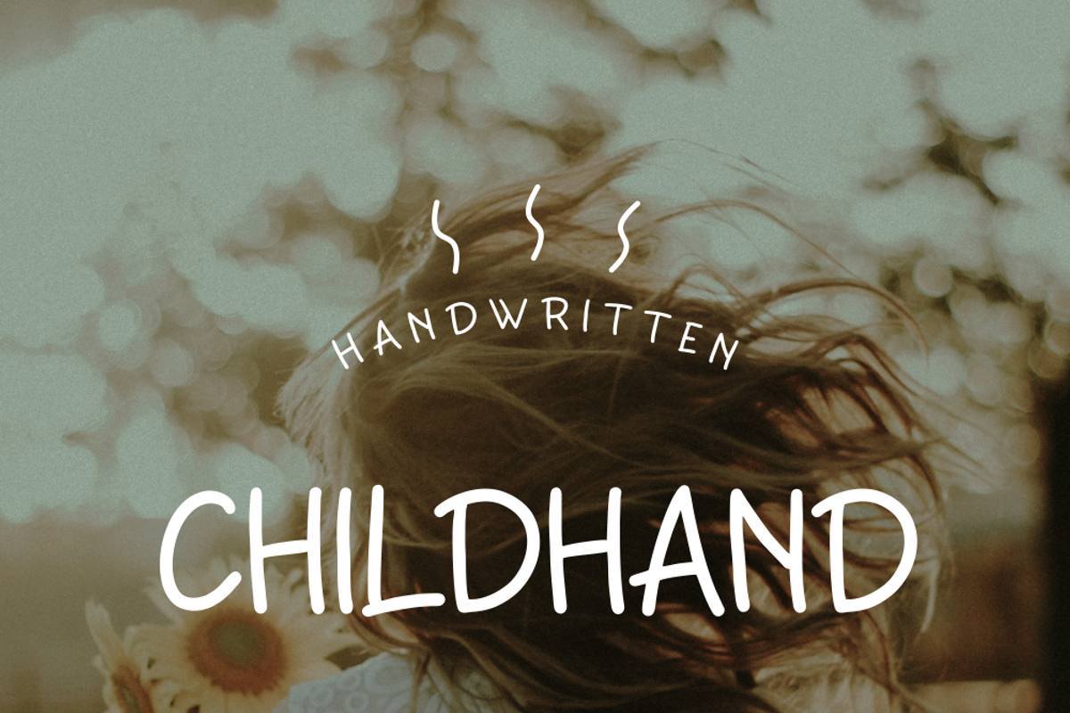 Childhand, a Slab Serif Font by lelevien (Photo 5 of 6)