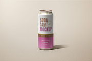 Soda Can Mockup Set, a Cups & Container Mockup by mockupatelier (Thumbnail 6 of 12)