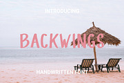 Backwings, a Font by WisnoetypeCo (Thumbnail 1 of 5)