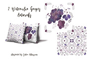 Watercolor Persian Grapes, an Object Graphic by Zahra Makes (Thumbnail 3 of 3)