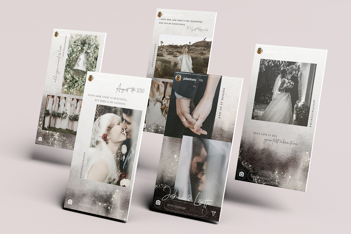 Ethereal Instagram Story Template, a Social Media Template by Spinsugar Graphics (Photo 2 of 7)